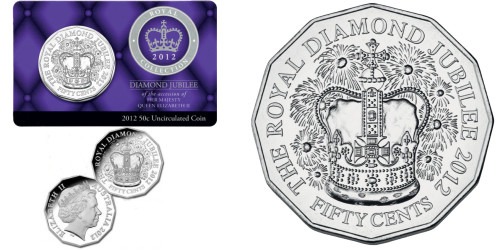 50 центов 2012 Австралия — Бриллиантовый юбилей королевы