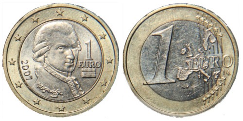 1 евро 2007 Австрия