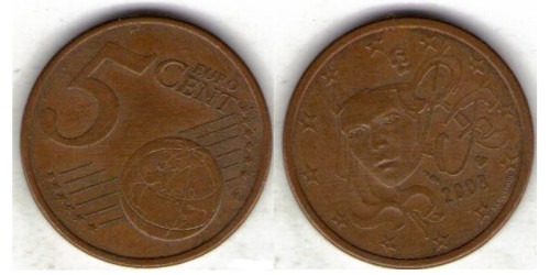 5 евроцентов 2003 Франция