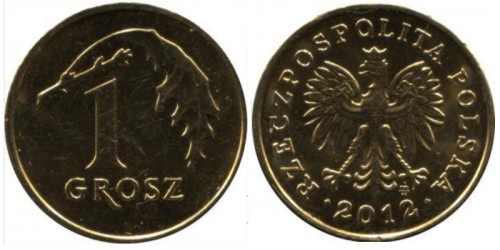 1 грош 2012 Польша