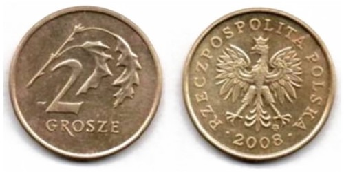 2 гроша 2008 Польша