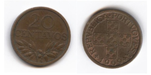 20 сентаво 1969 Португалия