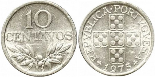 10 сентаво 1975 Португалия