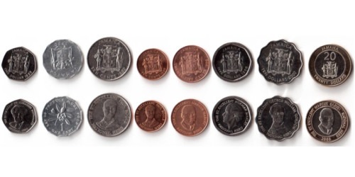 Ямайка — набор из 8-ми монет