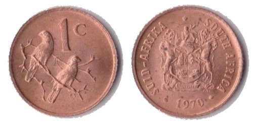 1 цент 1970 ЮАР