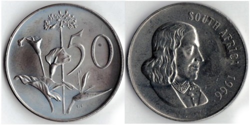 50 центов 1966 ЮАР