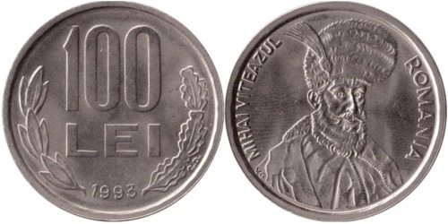 100 лей 1993 Румыния