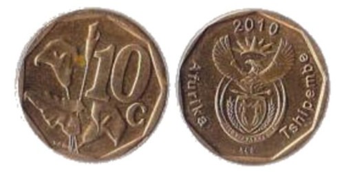 10 центов 2010 ЮАР
