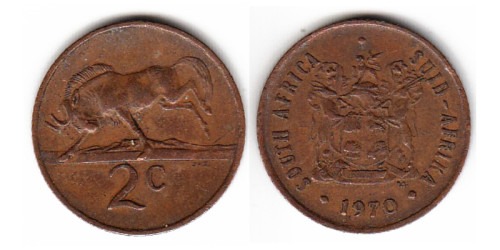 2 цента 1970 ЮАР