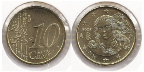 10 евроцентов 2006 Италия
