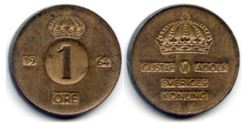 1 эре 1964 Швеция