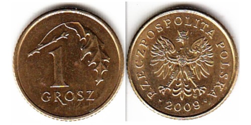 1 грош 2009 Польша