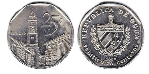 25 сентаво 2000 Куба