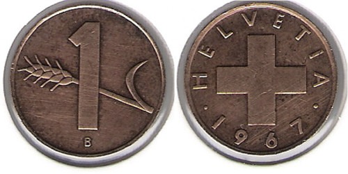 1 раппен 1967 Швейцария