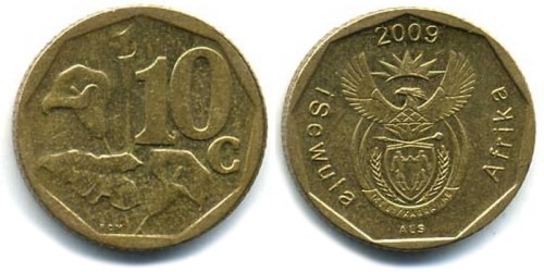 10 центов 2009 ЮАР