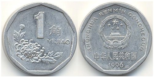 1 джао 1996 Китай