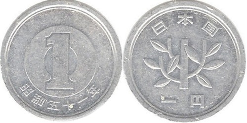 1 йена 1976 Япония