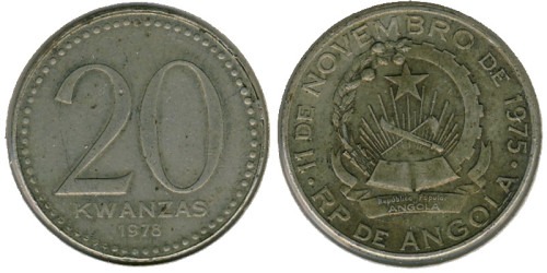 20 кванза 1978 Ангола