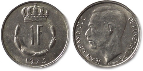1 франк 1973 Люксембург