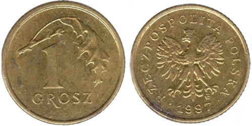1 грош 1997 Польша