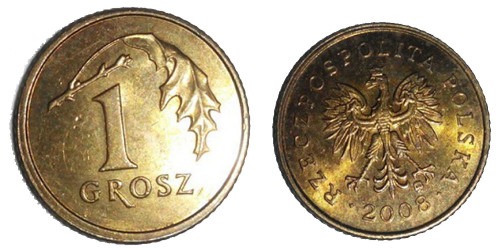 1 грош 2008 Польша