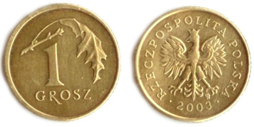 1 грош 2003 Польша
