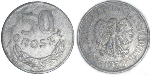 50 грошей 1973 Польша