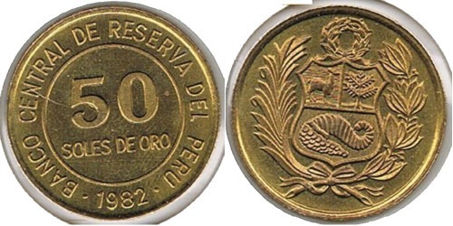 50 соль 1982 Перу