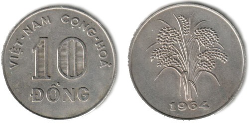 10 донг 1964 Вьетнам