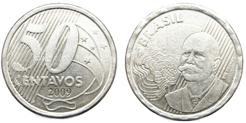 50 сентаво 2009 Бразилия