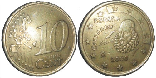 10 евроцентов 2000 Испания