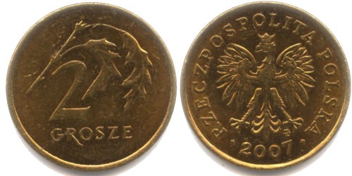 2 гроша 2007 Польша