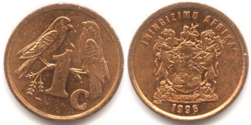 1 цент 1996 ЮАР