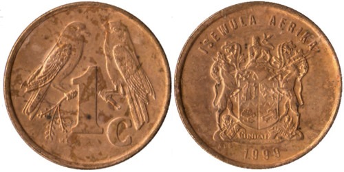 1 цент 1999 ЮАР
