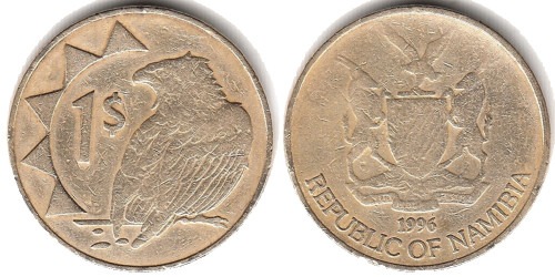 1 доллар 1996 Намибия