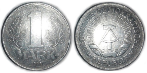 1 марка 1978 «А» ГДР