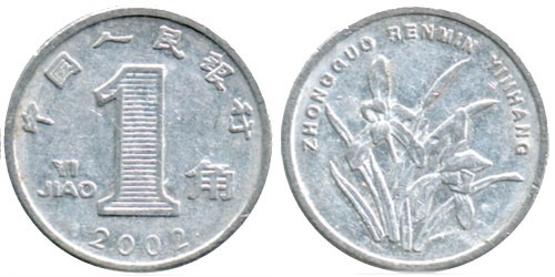 1 джао 2002 Китай