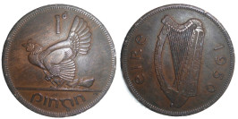 1 пенни 1950 Ирландия