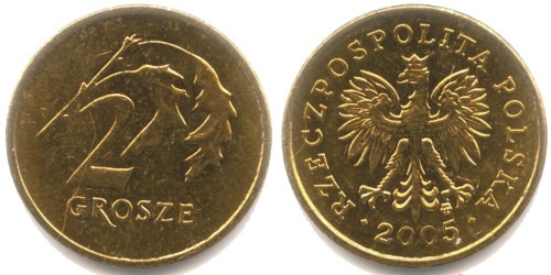 2 гроша 2005 Польша