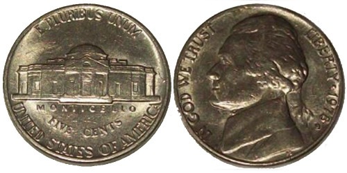 5 центов 1978 D США
