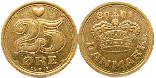 25 эре 2001 Дания