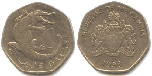 1 даласи 1998 Гамбия