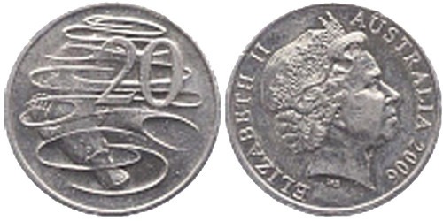 20 центов 2006 Австралия