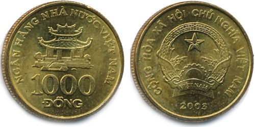 1000 донг 2003 Вьетнам