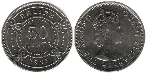 50 центов 1991 Белиз