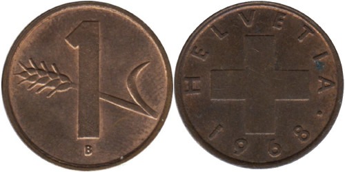 1 раппен 1968 Швейцария