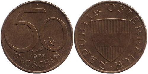 50 грошей 1973 Австрия