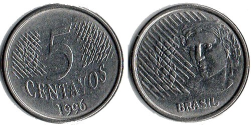 5 сентаво 1996 Бразилия