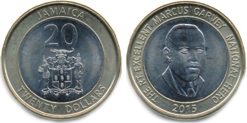 20 долларов 2015 Ямайка