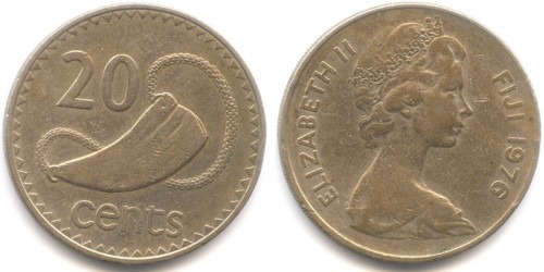 20 центов 1979 Фиджи